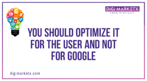 optimize URL for the user and not for Google